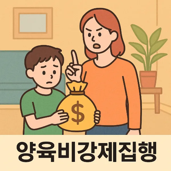 상간남위자료소송, 양육비강제집행
